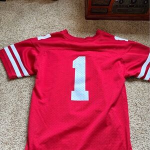 Nebraska jersey. Number 1. Adidas. Kids medium.